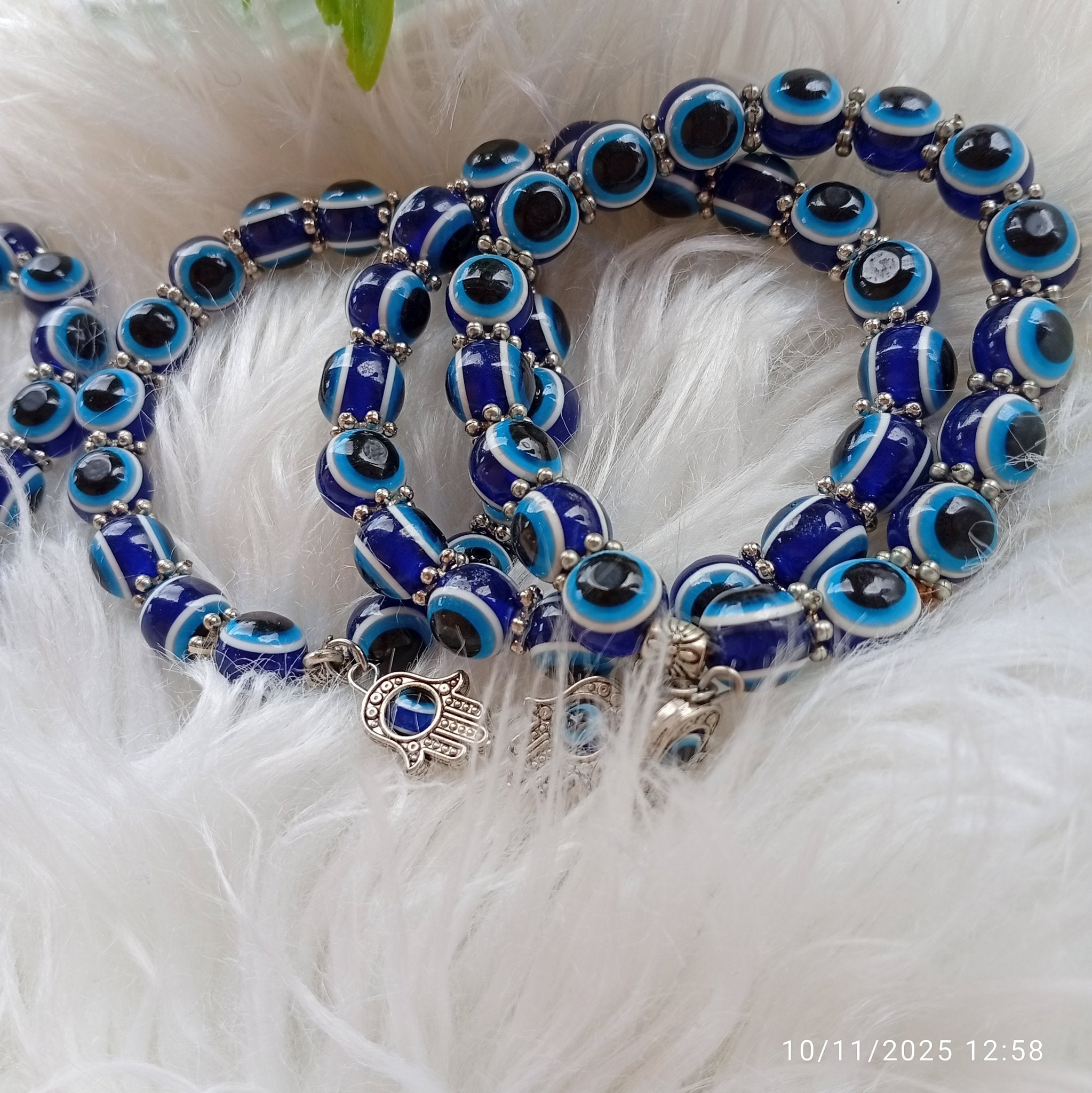 4 pieces Evil Eye Bracelets With The Hand of Hamsa | Bracelet by Klasik Lady Collections