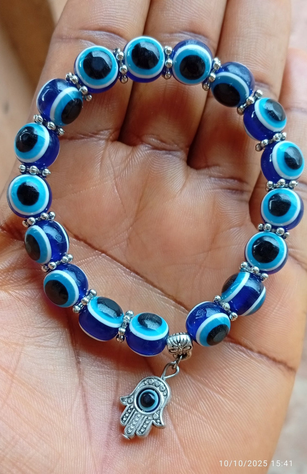4 pieces Evil Eye Bracelets With The Hand of Hamsa | Bracelet by Klasik Lady Collections