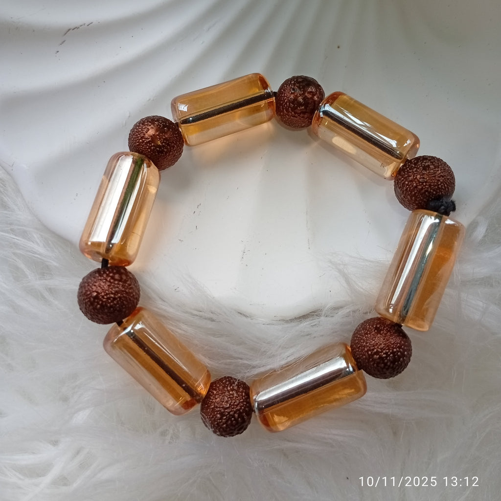 Golden Honey Luxe Bracelet | Bracelet by Klasik Lady Collections