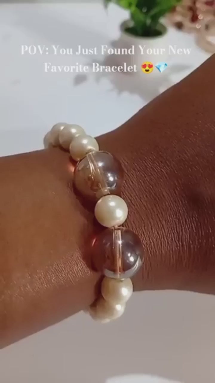 Pearlence Bloom Stone Bracelet