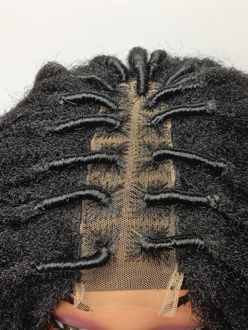 14 inch Glueless Dreadlock Wig | 2 x 6 closure - Black