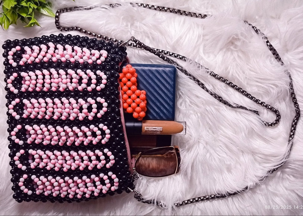 Rosita Lush Bead Bag | Bags by Klasik Lady Collections